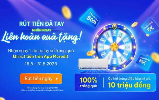 Mcredit ưu đãi lớn cho khách hàng vay vốn