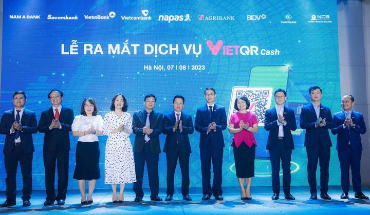 NAPAS cùng các ngân hàng thành viên ra mắt dịch vụ VietQRCash
