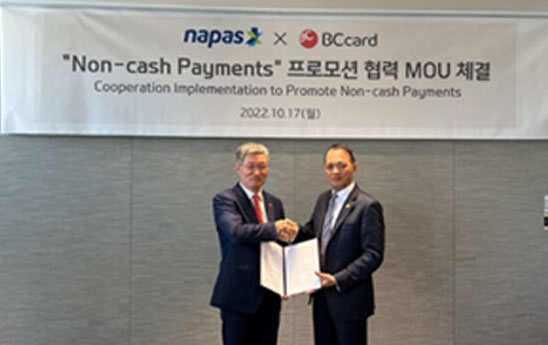 NAPAS và BC Card hợp tác thúc đẩy hoạt động thanh toán không dùng tiền mặt