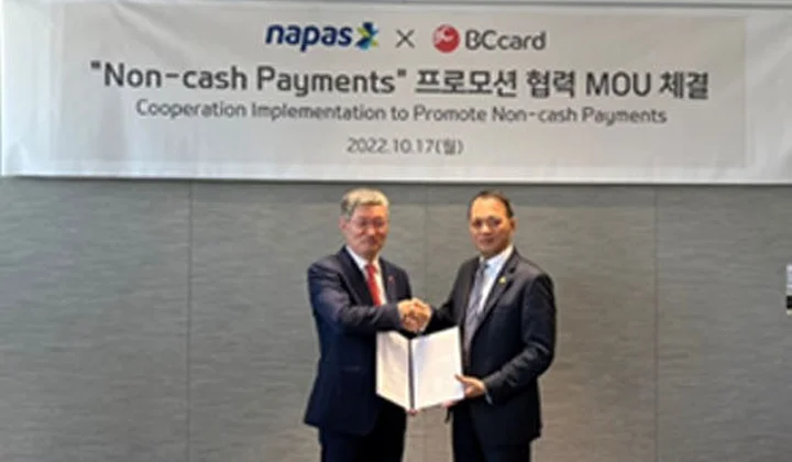 NAPAS và BC Card hợp tác thúc đẩy hoạt động thanh toán không dùng tiền mặt