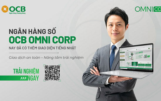 OCB phát triển thêm phiên bản tiếng Nhật cho website ngân hàng số