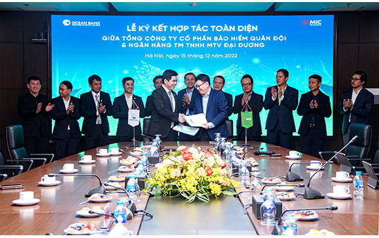 OceanBank ký kết Thỏa thuận hợp tác bán chéo sản phẩm với MIC