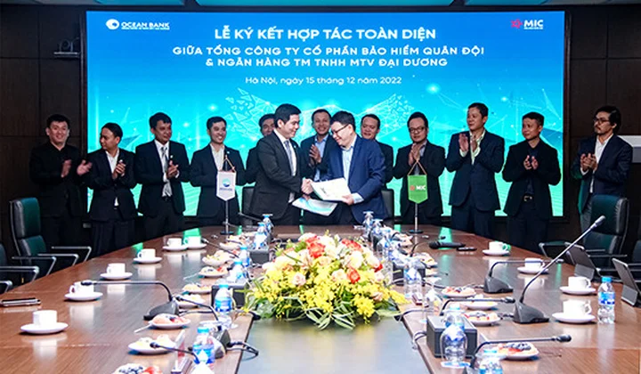 OceanBank ký kết Thỏa thuận hợp tác bán chéo sản phẩm với MIC