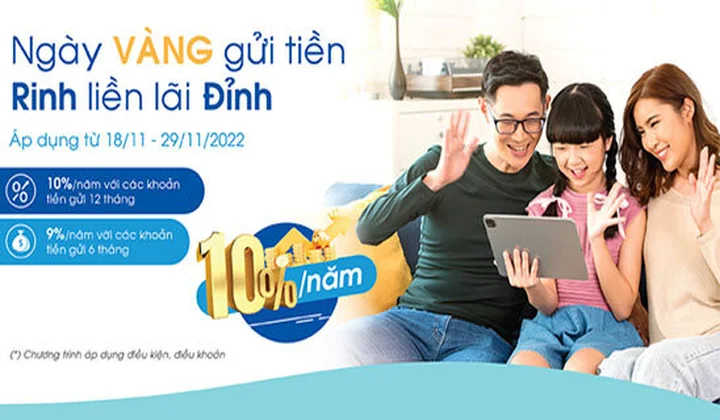 OceanBank triển khai chương trình “Ngày Vàng gửi tiền, rinh liền lãi Đỉnh”