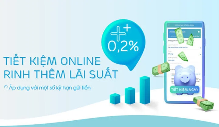 OceanBank ưu đãi lãi suất tới 0,2% cho khách hàng gửi tiết kiệm online