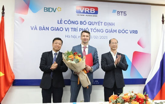 Ông Konstantin Balduev giữ chức Phó Tổng Giám đốc VRB