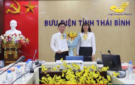 Ông Nguyễn Ngọc Yên giữ chức Phó Giám đốc Vietnam Post Thái Bình