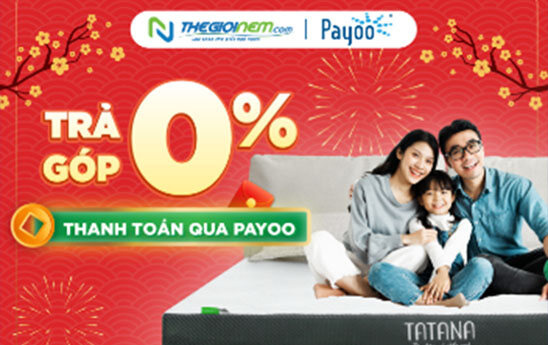 Payoo kết hợp cùng Thế Giới Nệm khuyến mãi khách hàng