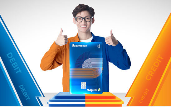 Sacombank ra mắt dòng thẻ tích hợp napas combo card