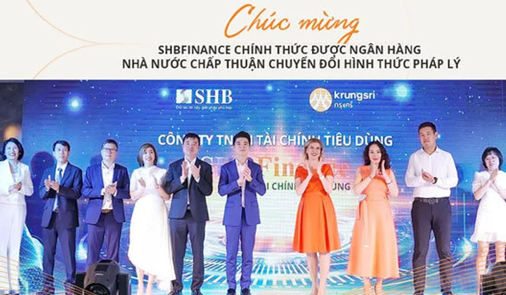 SHBFinance được chấp thuận chuyển đổi hình thức pháp lý