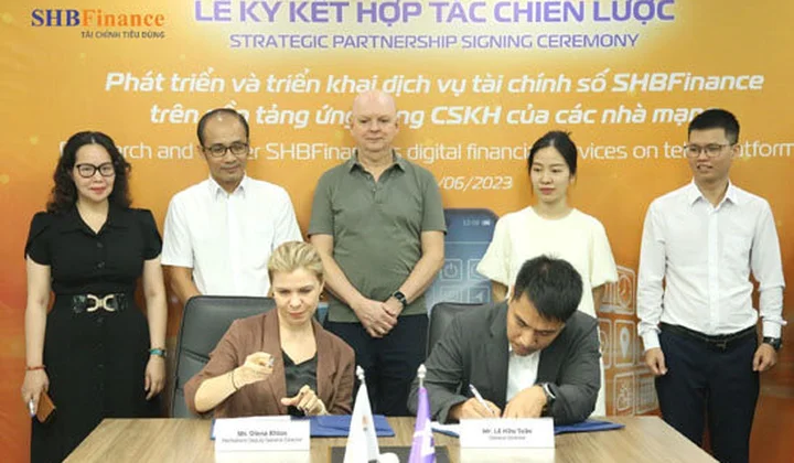 SHBFinance triển khai dịch vụ tài chính số trên ứng dụng CSKH của các nhà mạng