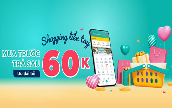 SmartPay tặng tới 60K cho khách hàng sử dụng dịch vụ mua trước trả sau