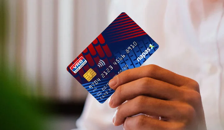 Thẻ nội địa VRB được tăng hạn mức tối đa