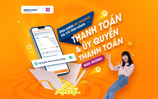 Ứng dụng My Finance mở thêm tính năng “Thanh toán và ủy quyền thanh toán” qua MoMo
