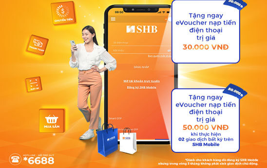 “Ưu đãi về tay - Giao dịch mê ngay” cùng SHB
