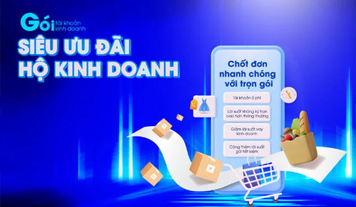 Viet Capital Bank giảm lãi vay, cộng lãi tiết kiệm cùng miễn nhiều loại phí cho hộ kinh doanh và tiểu thương