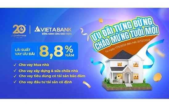 VietABank cho vay ưu đãi lãi suất chỉ từ 8,8%/năm