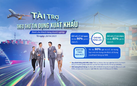 VietABank tài trợ tín dụng cho doanh nghiệp xuất khẩu