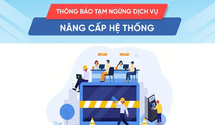 VietABank thông báo tạm ngừng dịch vụ do nâng cấp hệ thống