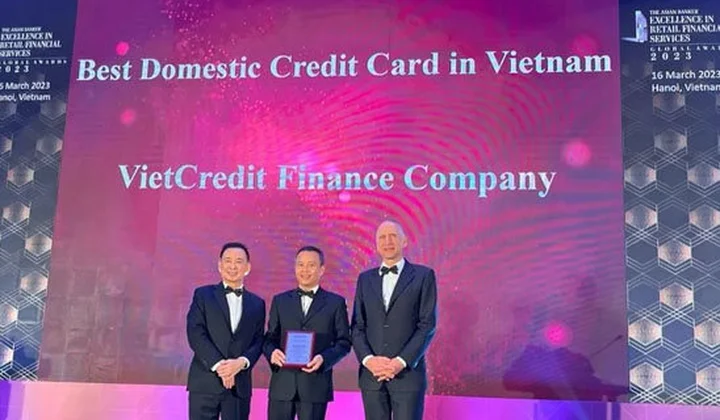 VietCredit được The Asian Banker vinh danh giải thưởng thẻ tín dụng nội địa tốt nhất Việt Nam