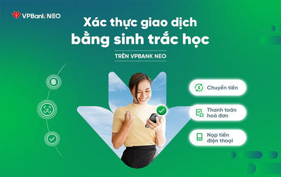 VPBank ra mắt công nghệ xác thực giao dịch bằng vân tay và khuôn mặt