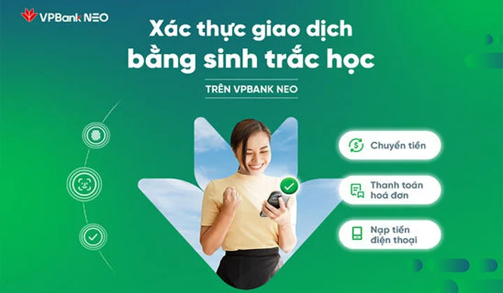 VPBank ra mắt công nghệ xác thực giao dịch bằng vân tay và khuôn mặt