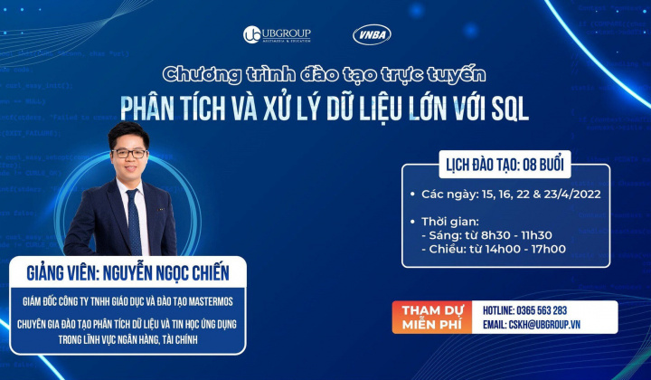 Khóa đào tạo “Phân tích và xử lý dữ liệu lớn với SQL” nhận mưa lời khen từ hàng trăm học viên