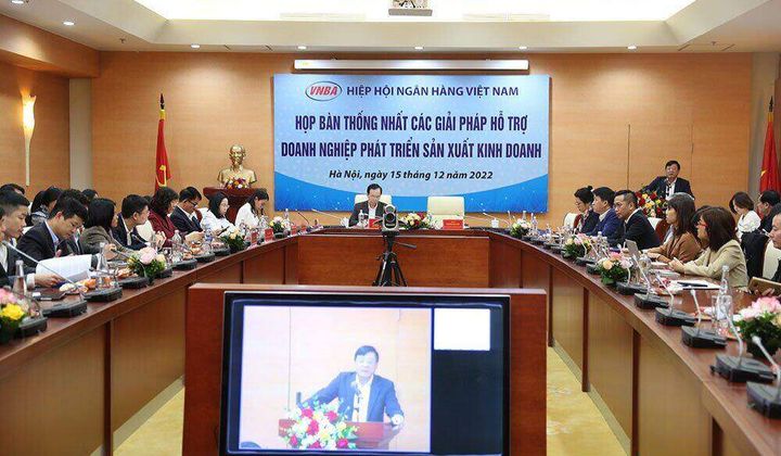 Hiệp hội Ngân hàng họp thống nhất giải pháp hỗ trợ doanh nghiệp phát triển sản xuất kinh doanh