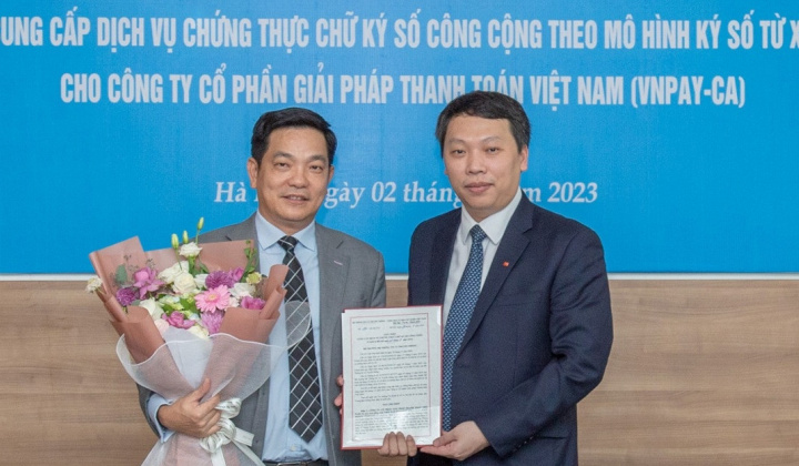 VNPAY được cấp phép dịch vụ ký số từ xa, tham gia phổ cập chữ ký số cá nhân