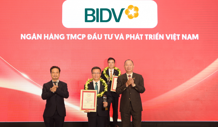 BIDV among top 10 prestigious Vietnamese banks