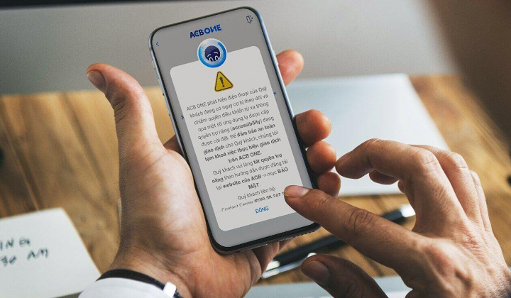 ACB ONE ra mắt tính năng phát hiện thiết bị nguy cơ cao