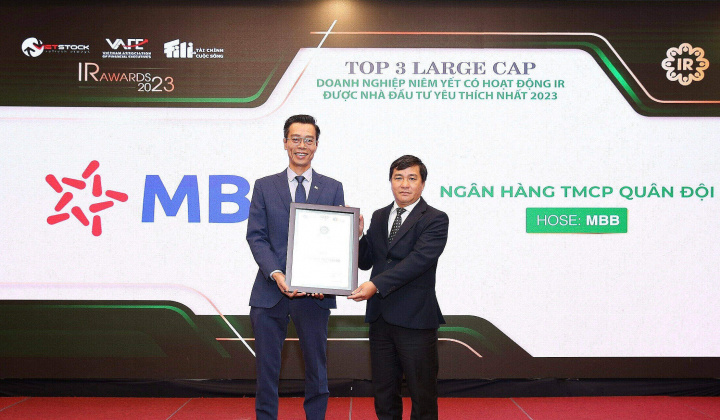 MB Bank lọt top 3 doanh nghiệp được yêu thích nhất