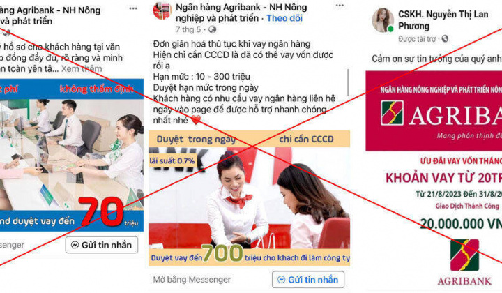 Agribank cảnh báo thủ đoạn lừa đảo hỗ trợ vay vốn nhanh