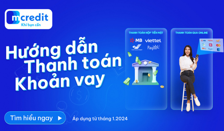 Mcredit ra mắt sổ tay thanh toán khoản vay mới