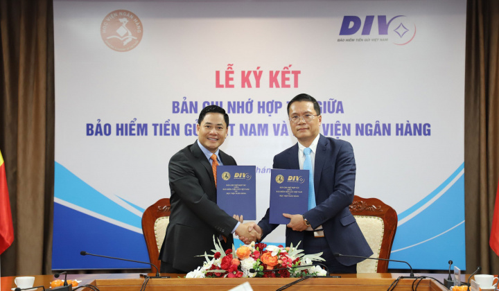 DIV và Học viện Ngân hàng ký kết Bản ghi nhớ hợp tác