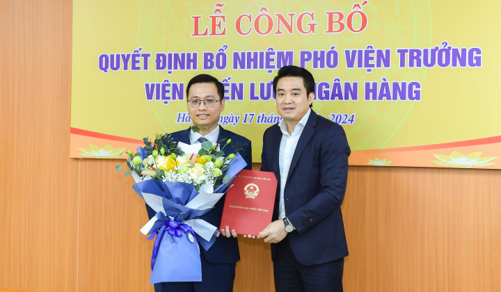 Bổ nhiệm Phó Viện trưởng Viện Chiến lược ngân hàng