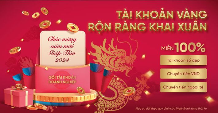 VietinBank tặng tài khoản số đẹp cho khách hàng doanh nghiệp