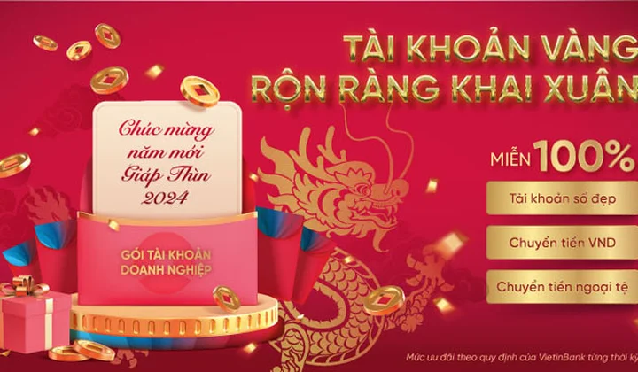VietinBank tặng tài khoản số đẹp cho khách hàng doanh nghiệp