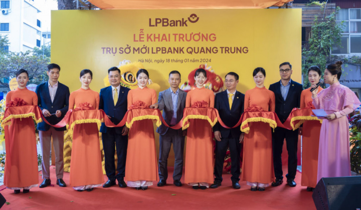 LPBank Quang Trung khai trương trụ sở mới