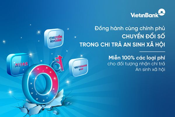 VietinBank iPay Mobile thêm tính năng chi trả an sinh xã hội