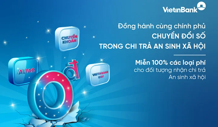 VietinBank iPay Mobile thêm tính năng chi trả an sinh xã hội