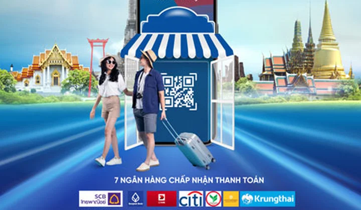 VietinBank cho phép thanh toán bằng mã QR Pay tại Thái Lan