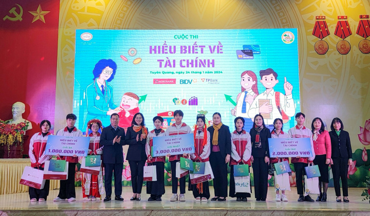 BIDV đồng hành cùng chương trình giáo dục tài chính tại Tuyên Quang