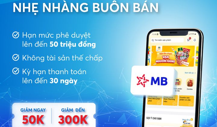 MB hỗ trợ vốn các chủ hộ kinh doanh nhỏ lẻ