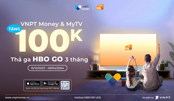 VNPT Money ưu đãi cho khách hàng tuyền hình MyTV