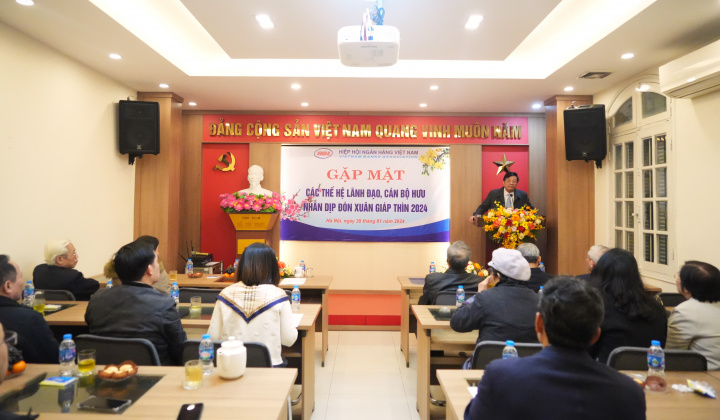 Hiệp hội Ngân hàng Việt Nam gặp mặt, chúc Tết các thế hệ lãnh đạo, cán bộ hưu trí dịp Xuân Giáp Thìn 2024