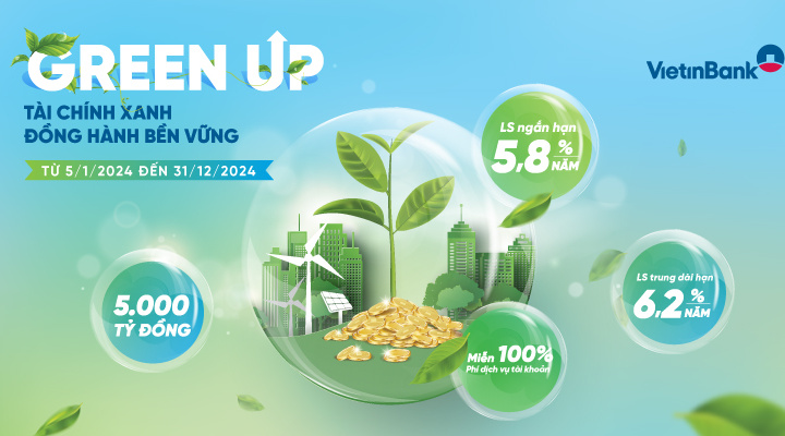 VietinBank ra mắt gói tài chính xanh thúc đẩy doanh nghiệp phát triển bền vững