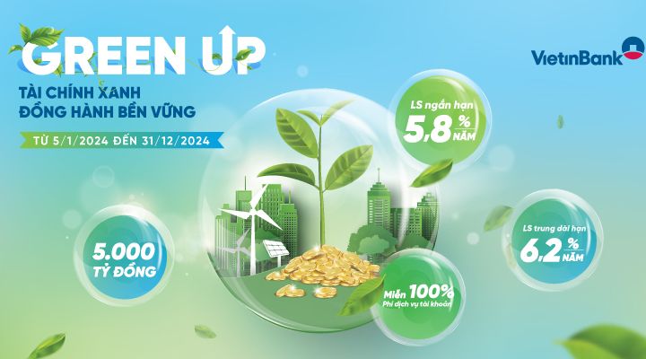 VietinBank ra mắt gói tài chính xanh thúc đẩy doanh nghiệp phát triển bền vững