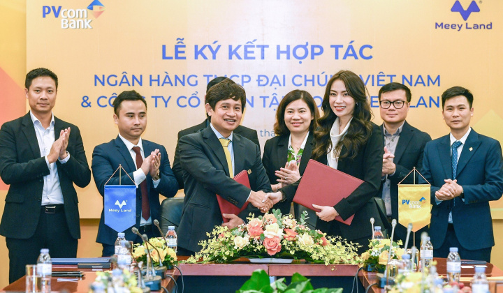 PVcomBank và Meey Land hợp tác phát triển nền tảng tài chính số cho lĩnh vực bất động sản