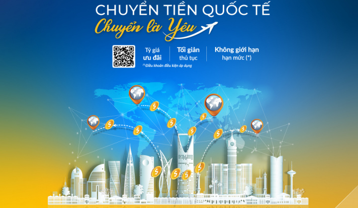 PVcomBank miễn phí chuyển tiền quốc tế cho khách hàng